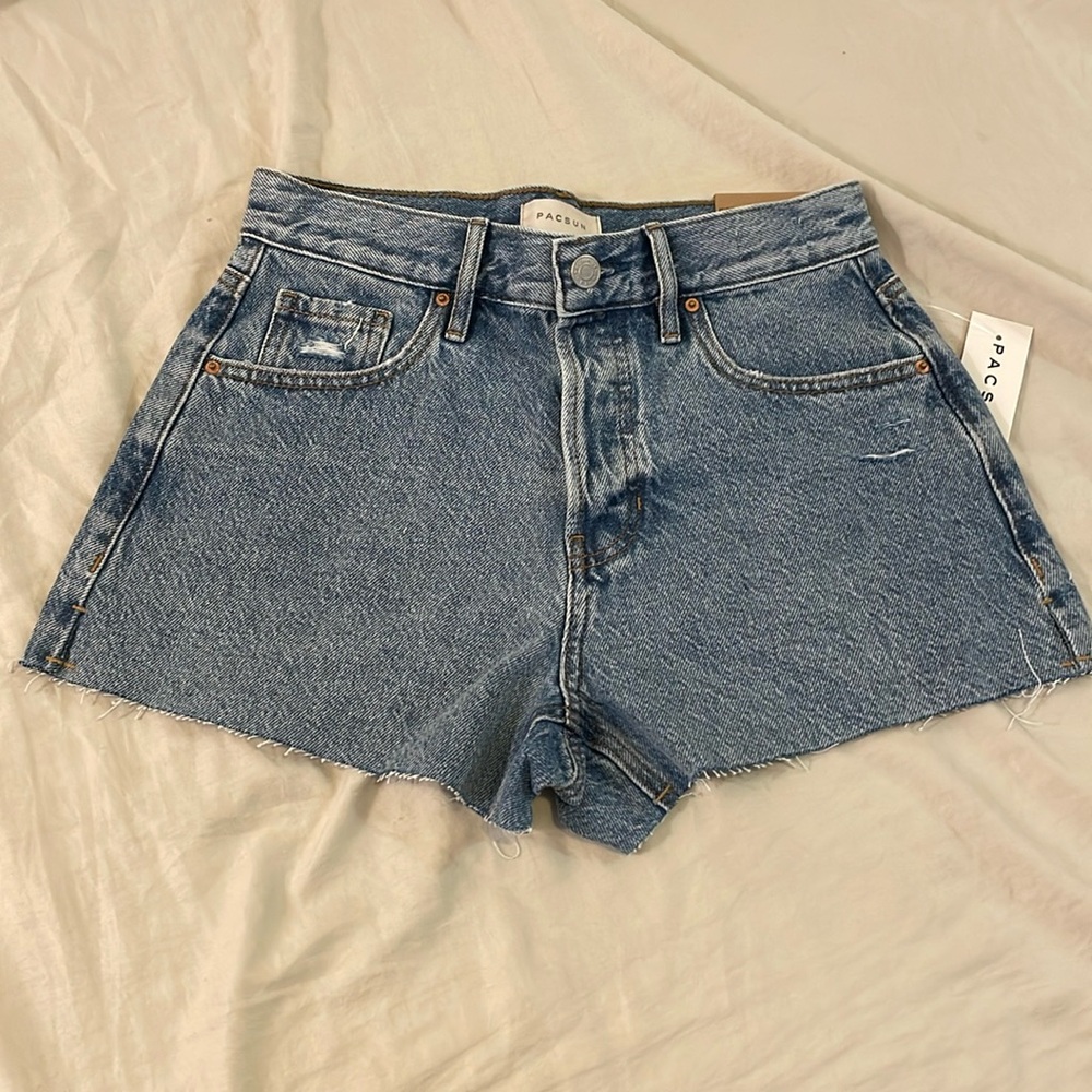 Y2K High rise Relaxed Denim Shorts